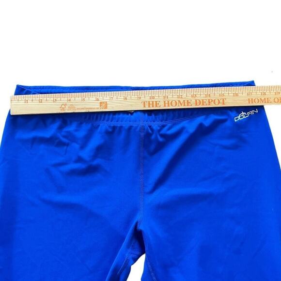 Dolfin Aquashape Women's Swim Leggings XXL Blue Sun Protection Low Rise - Picture 5 of 6